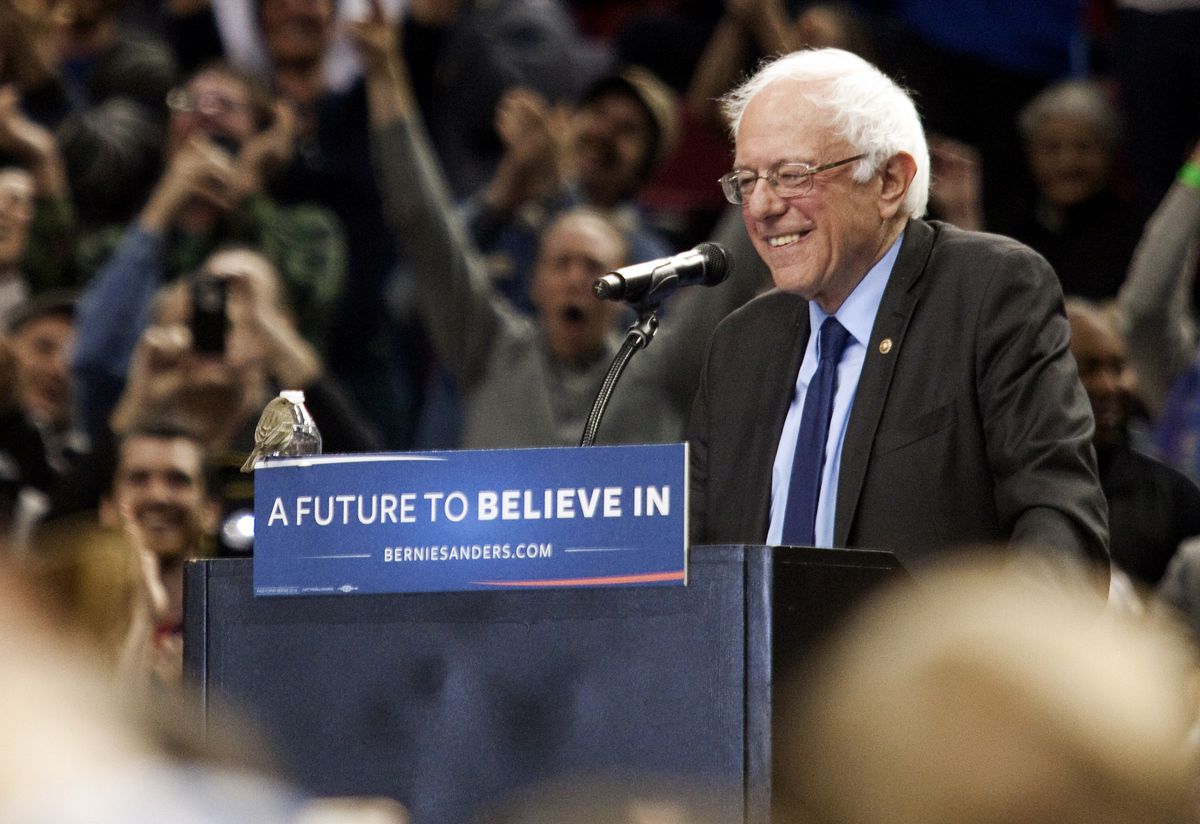 Bernie Sanders Holds Campaign Rally In Portland, Oregon
