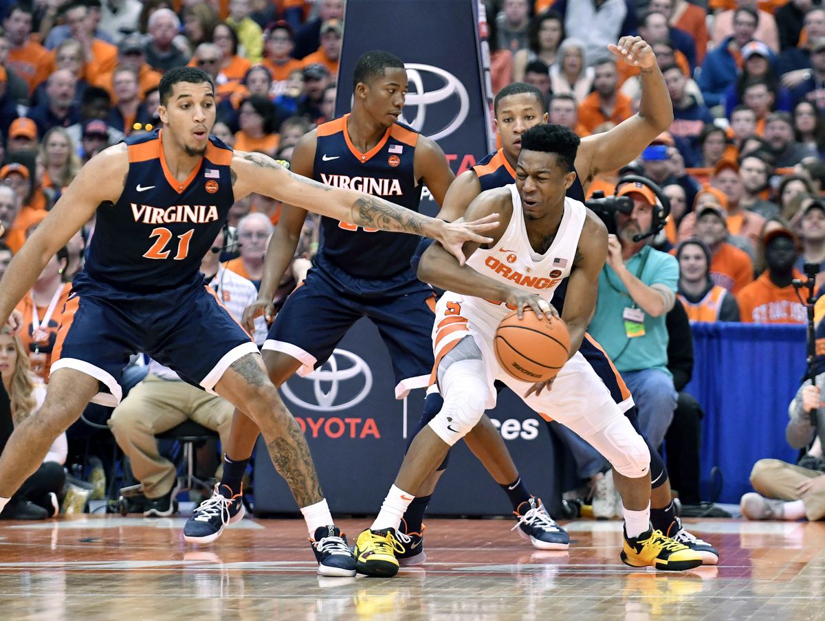 NCAA Basketball: Virginia at Syracuse