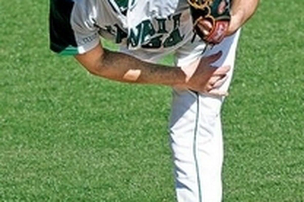 (Photo Courtesy of University of Hawaii Athletic Dept.) Lenny Linsky pitched for the University of Hawaii where he served as the team's closer. He was the 89th pick in the 2011 June Amateur Draft by the Tampa Bay Rays.