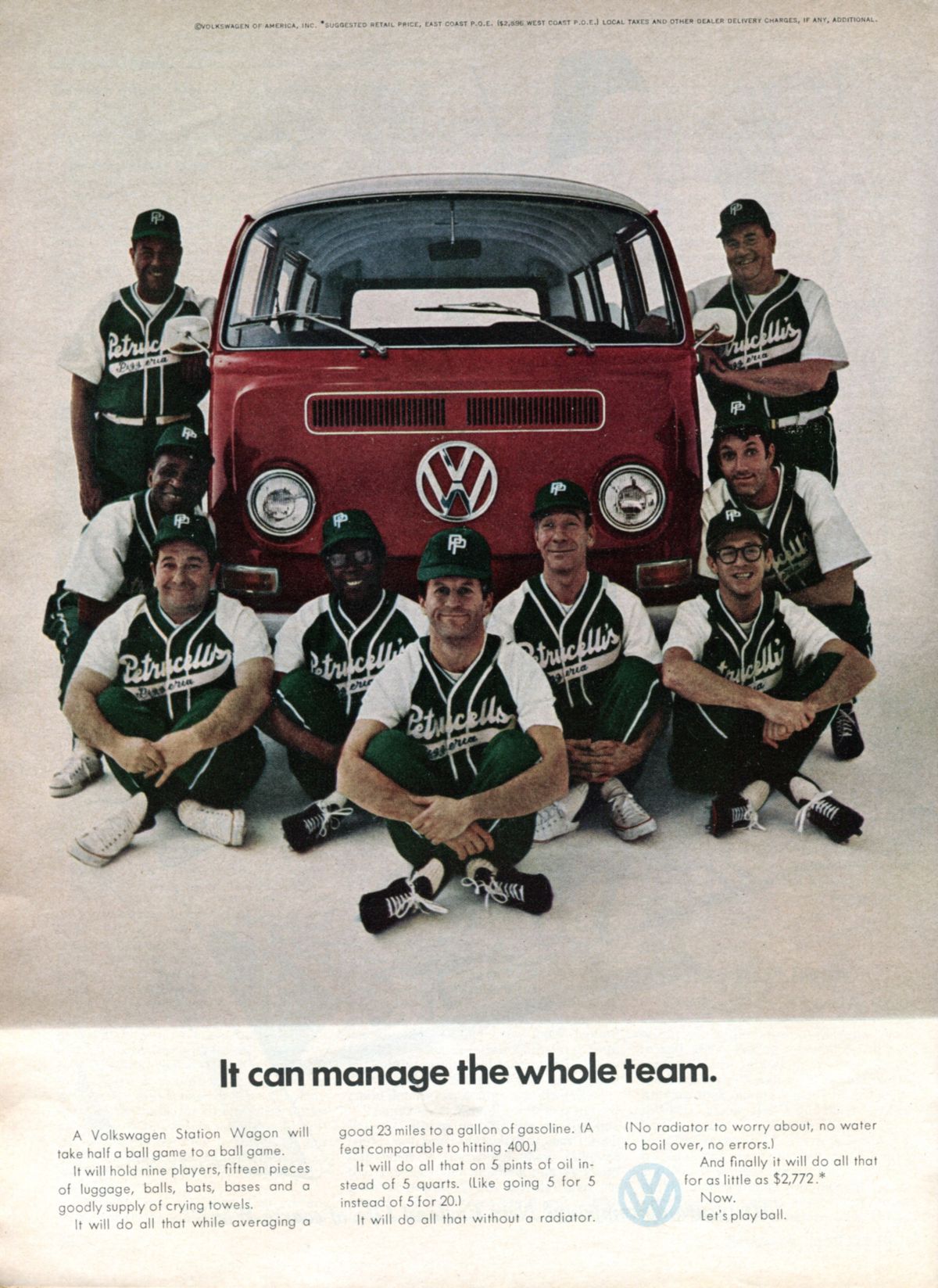 A 1970 VW ad.
