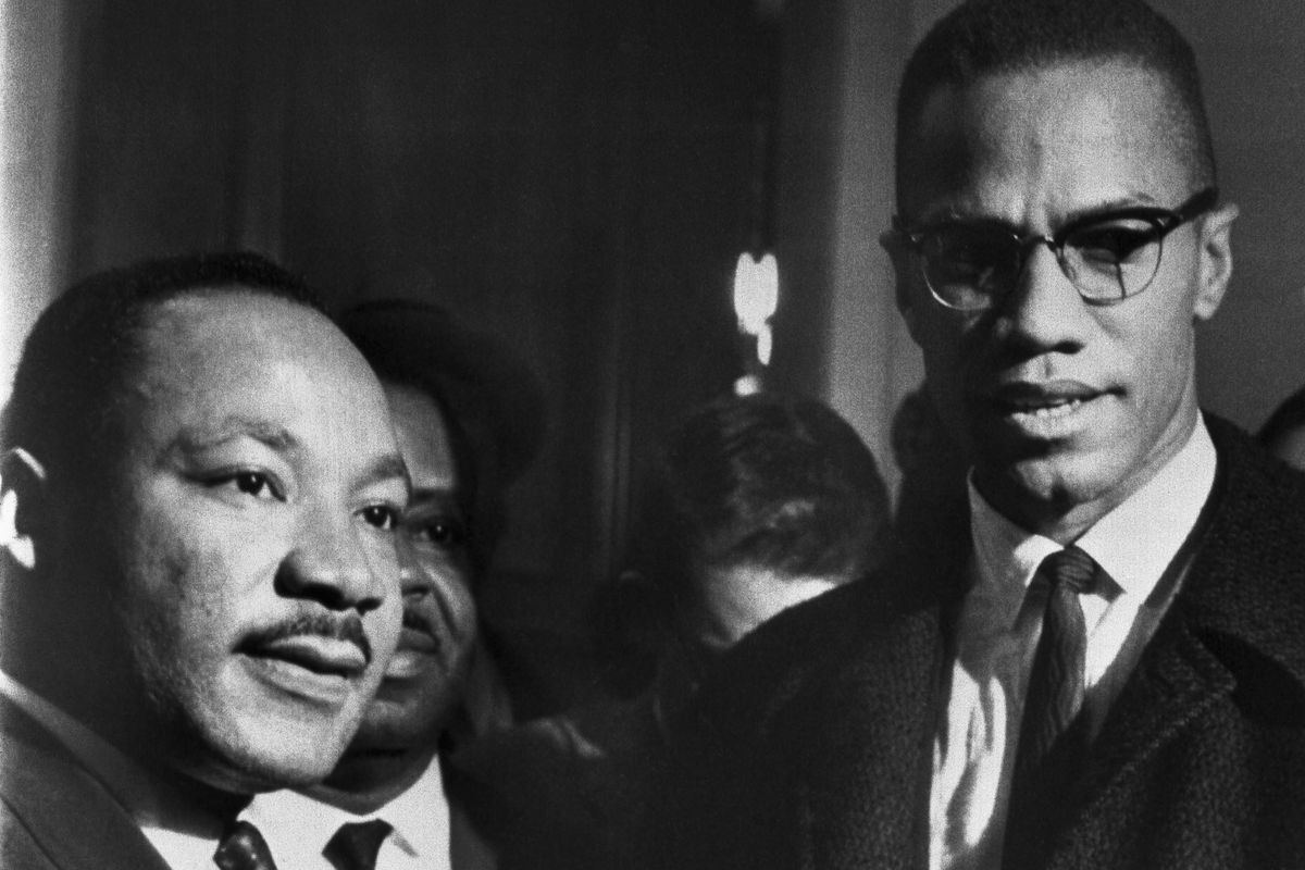 Malcolm X Meets Dr. Martin Luther King