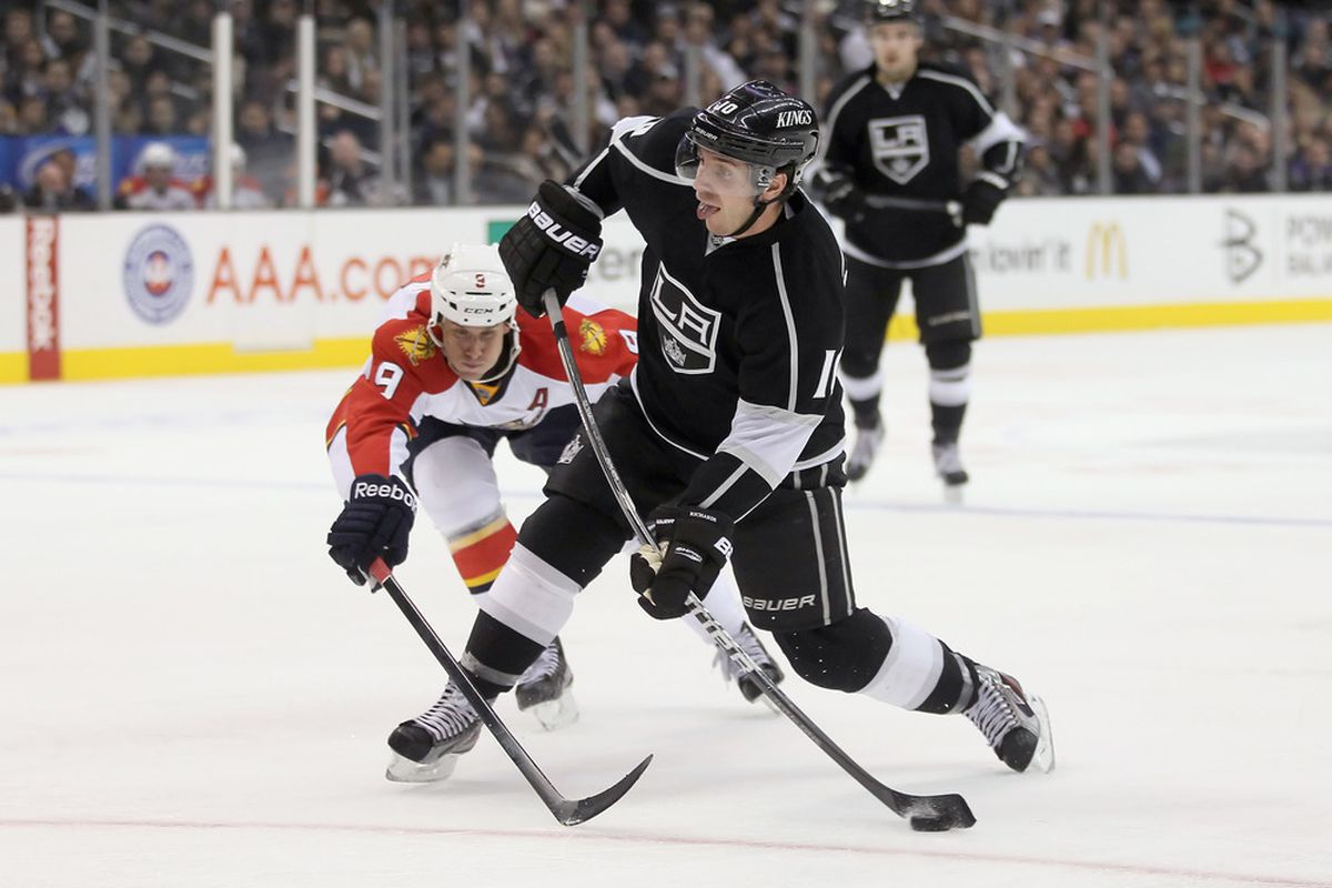 Shadowing old pal Mike Richards, Florida's Stephen Weiss has yet to record a single point against Los Angeles through seven career games