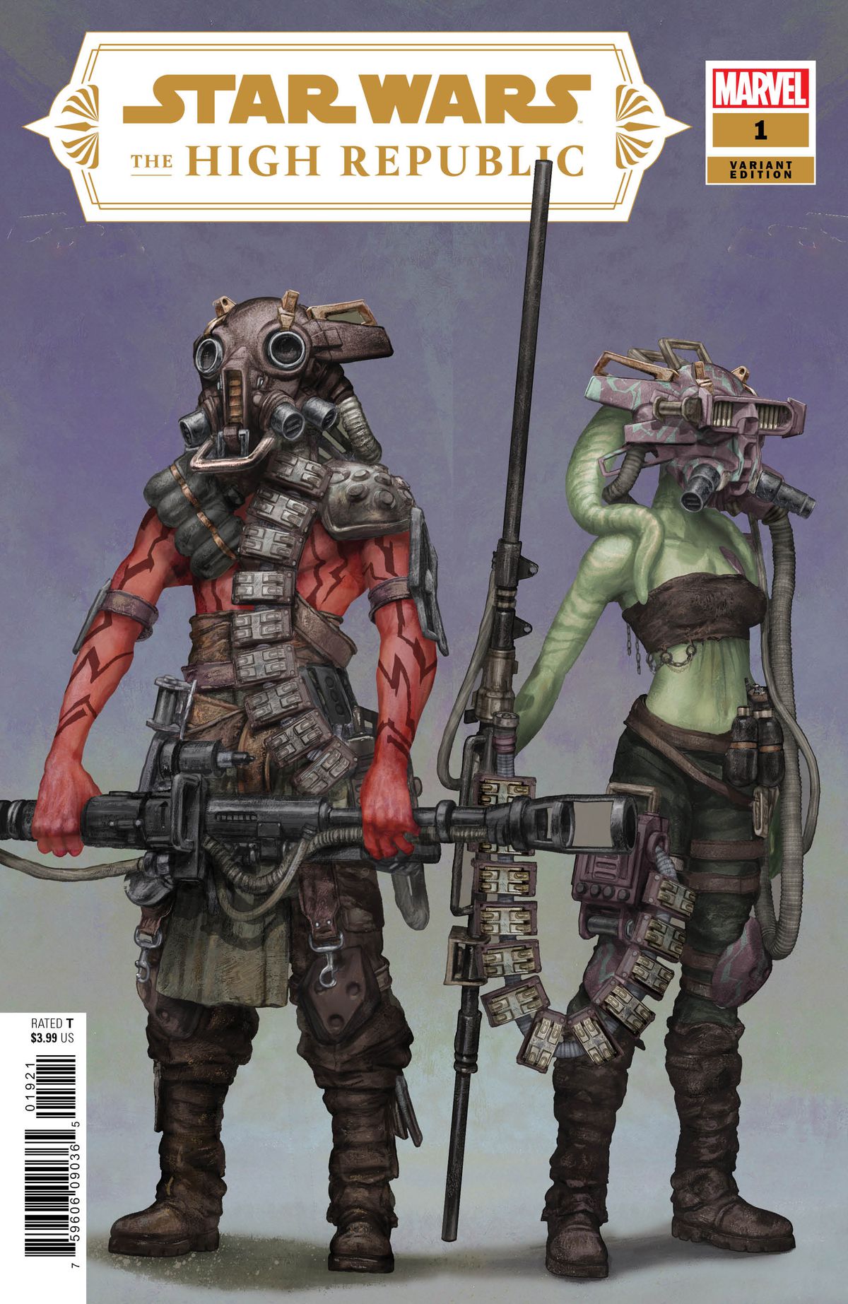 star wars: the high republic marvel comic cover featuring two members of the villainous nihil clan