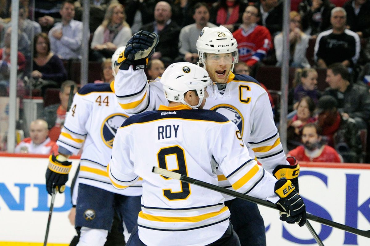 Jason Pominville and Derek Roy are just getting it done this year.