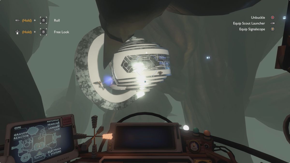 Outer Wilds Dark Bramble Escape Pod 3 and Vessel