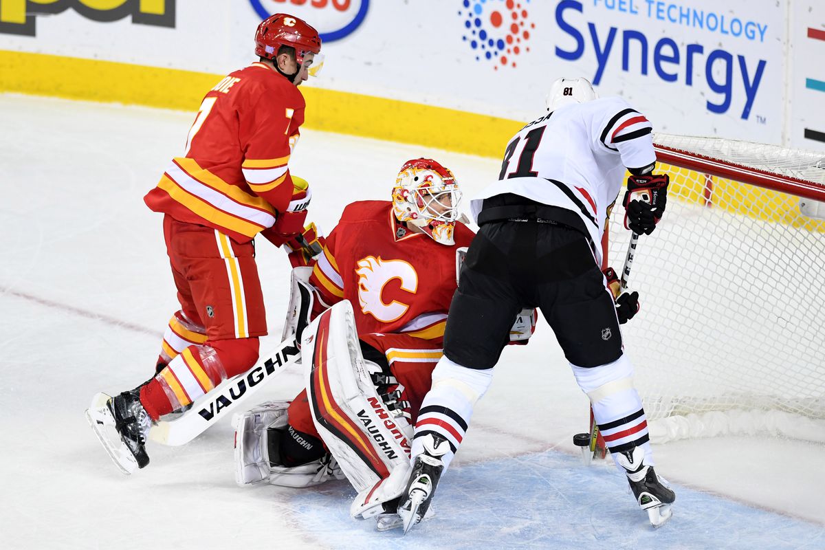 NHL: Chicago Blackhawks at Calgary Flames