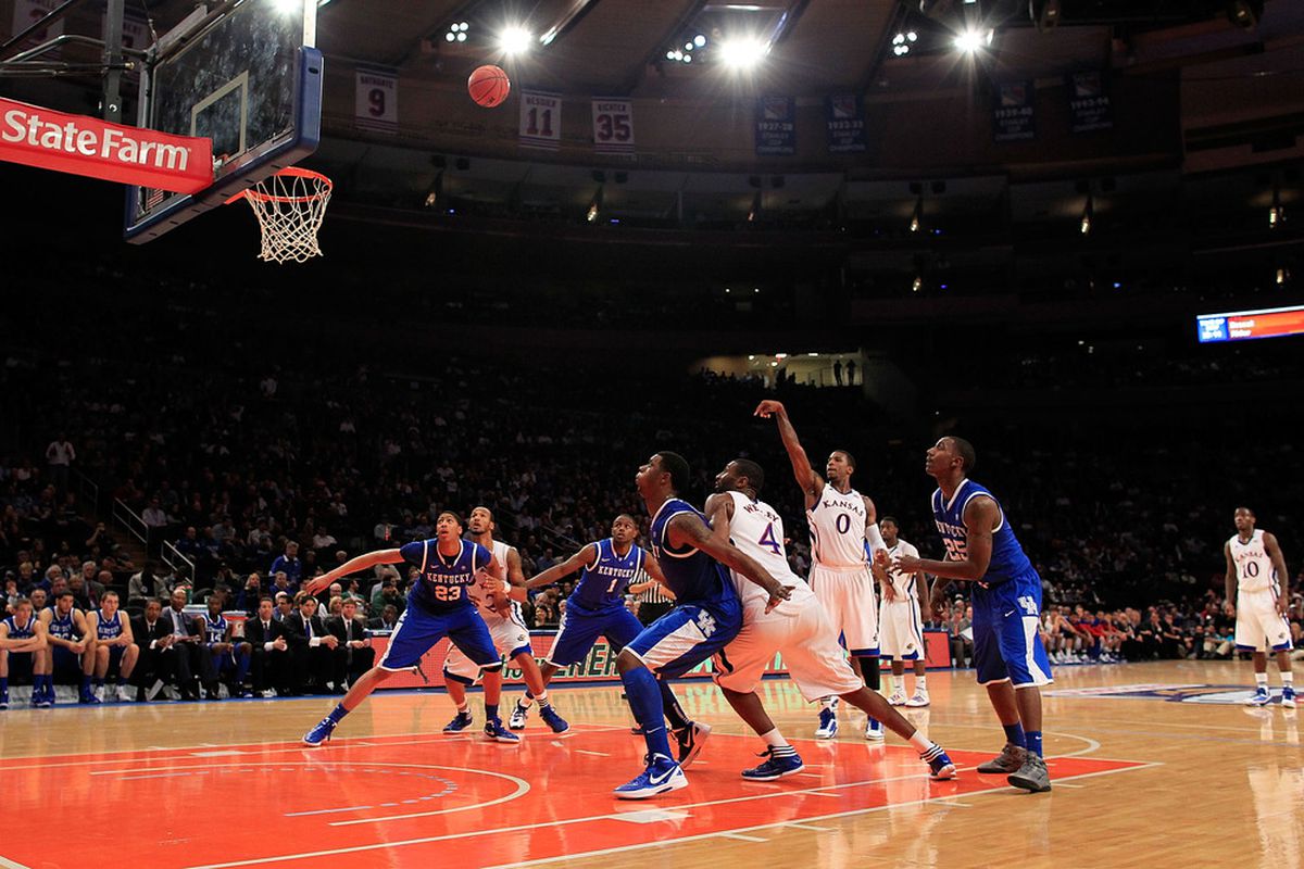 Kentucky beat Kansas at MSG last night. I tweeted about it.
