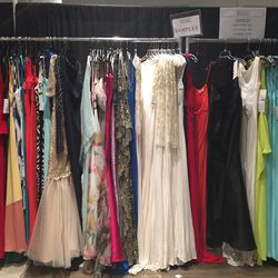 Sample dresses and gowns