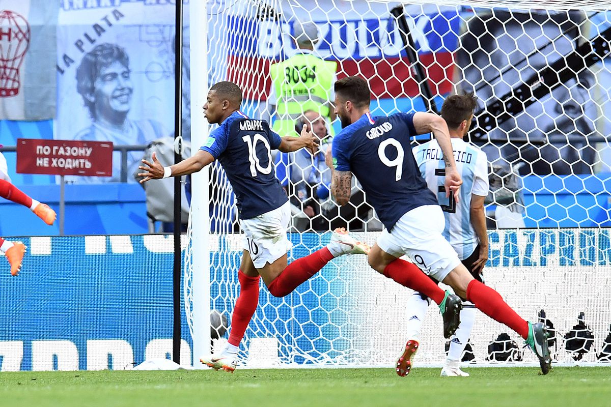 Soccer: World Cup-France vs Argentina