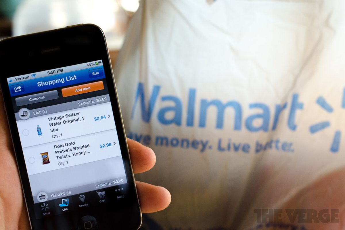 Walmart S Smartphone Checkout Program Triples In Size The Verge