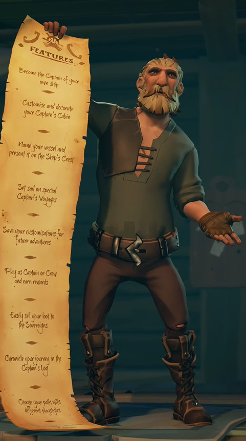 Sea of Thieves’ Captaincy features