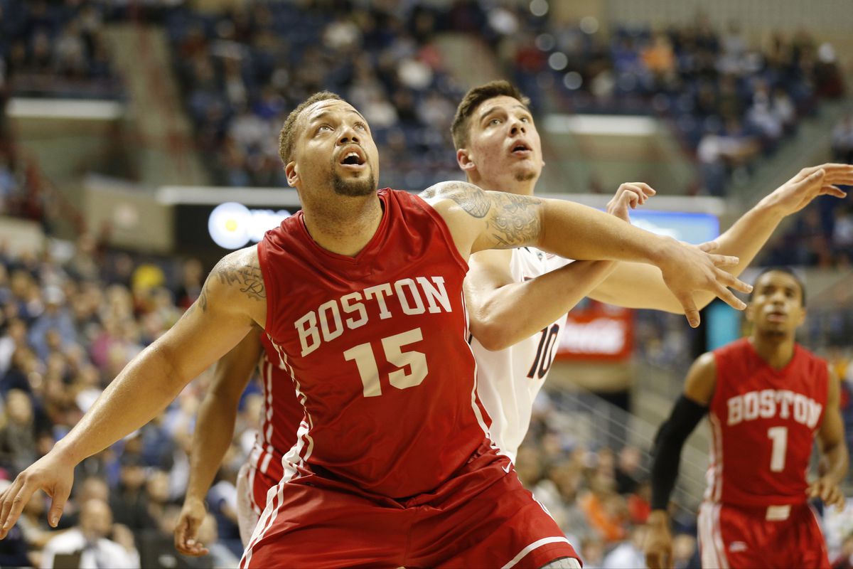 Dom Morris scored 11 points and added five rebounds for the Terriers.