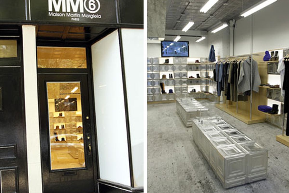 Images via <a href="http://www.wwd.com/retail-news/designer-luxury/margiela-opens-first-mm6-store-6138966">WWD</a>