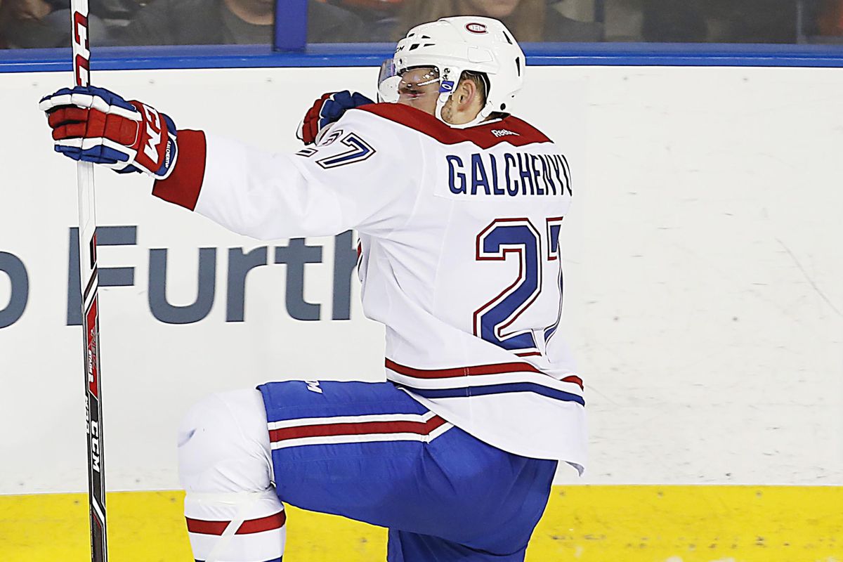 Your league leader in points, Alex Galchenyuk.