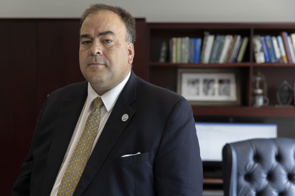 Cook County Assessor Fritz Kaegi in his office at the Cook County Building, 118 N. Clark St., Friday, July 9, 2021.