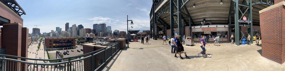 Overlooking Downtown Denver from Coors Field. July 31, 2022.
