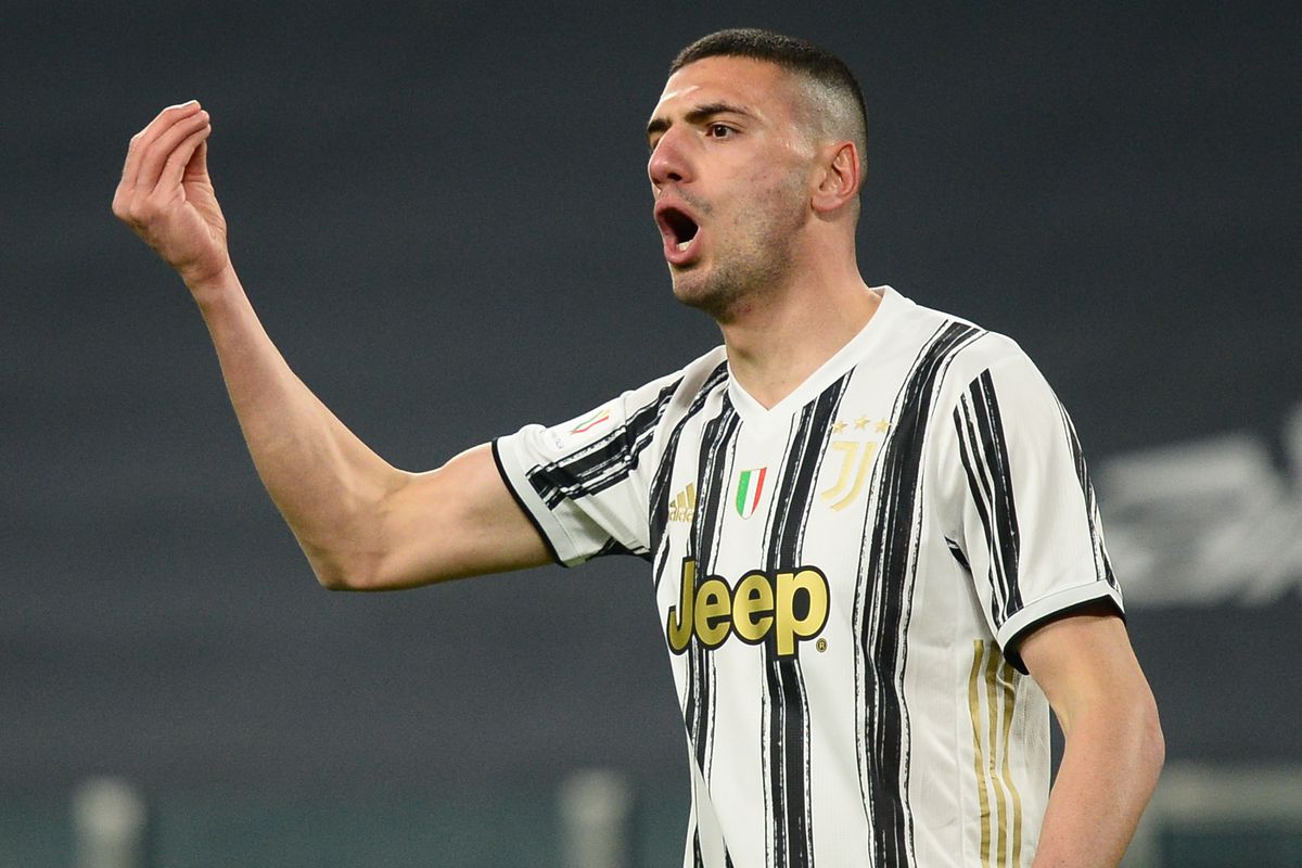 Merih Demiral of Juventus FC disappointment during the Coppa...