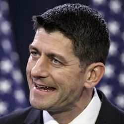 In this photo taken March 23, 2016, House Speaker Paul Ryan of Wis. speaks during a news conference on Capitol Hill in Washington. Donald Trump wants to win the White House in November. Ryan wants to save the Republican Party for the future. Those goals put Trump and Ryan increasingly at odds over both tone and substance as the billionaire businessman barrels toward the GOP presidential nomination.  