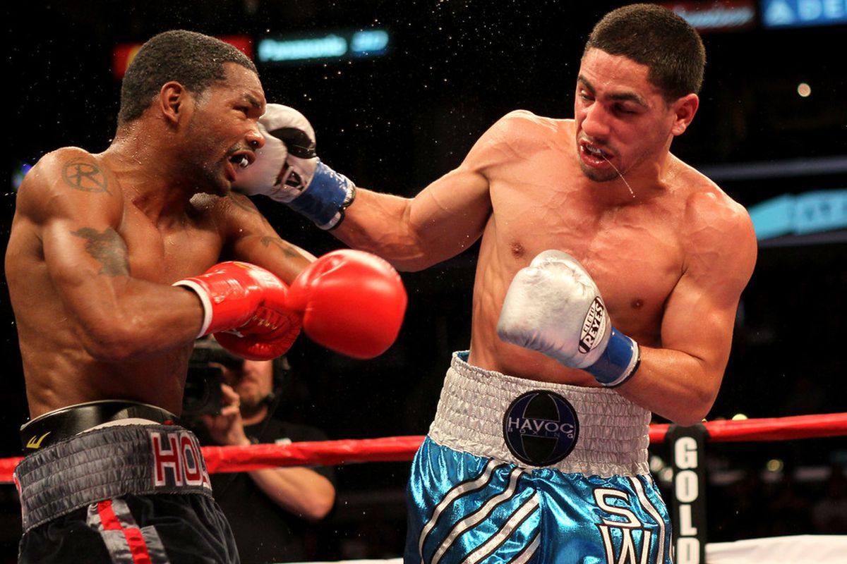 Danny Garcia gets his first major title shot against Erik Morales on March 24. (Photo by Stephen Dunn/Getty Images)