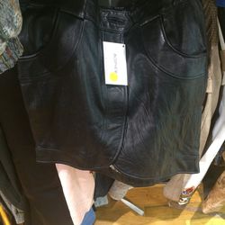 Leather skirt, $88