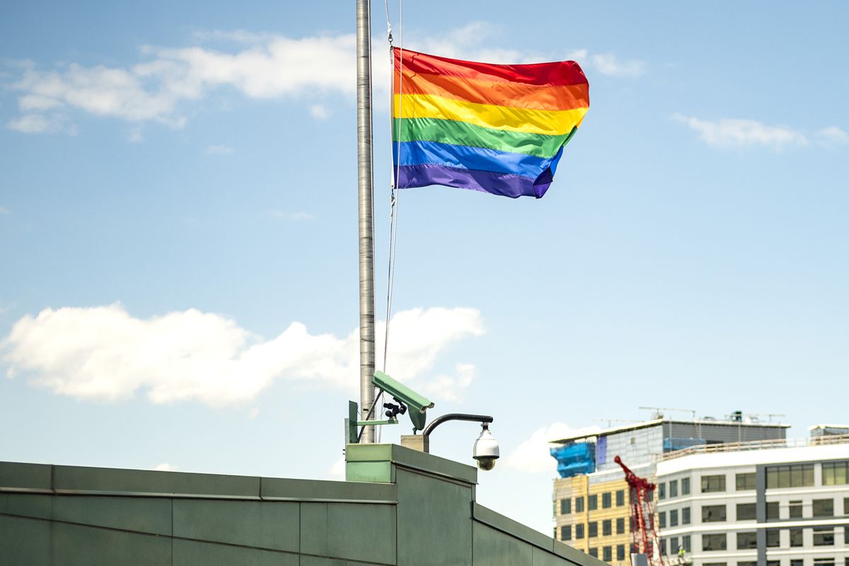 Pride Flag At Fenway Park