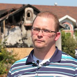 Newspaper deliveryman Matthew Hoagland helped rescue a woman from a burning home in West Valley City on Tuesday, Aug. 2, 2017. Despite praise from firefighters who responded to the blaze, Hoagland said he doesn't consider himself a hero.