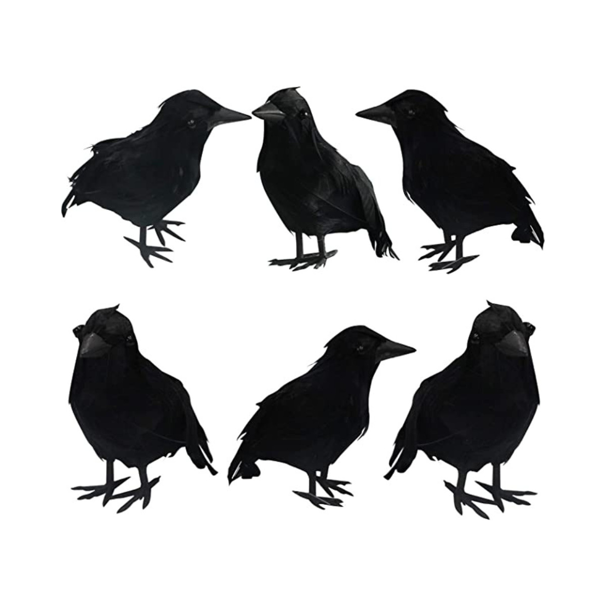 FUNPENY Black Feathered Crows