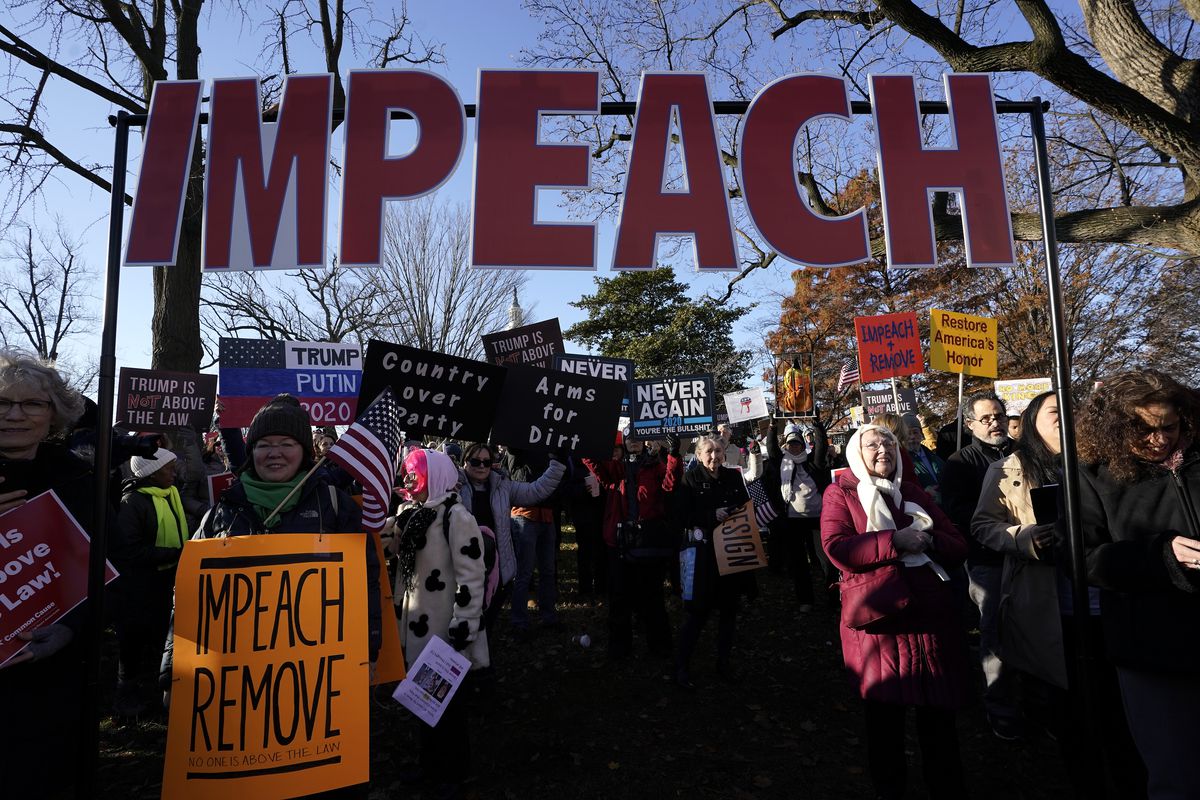 U.S. House Of Representatives Votes On Impeachment Of President Donald Trump