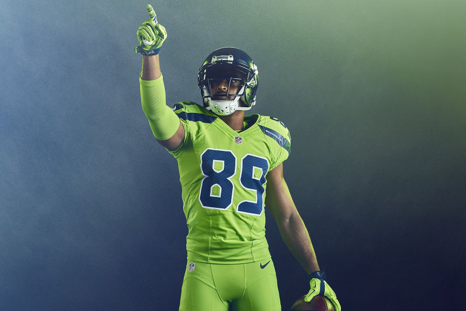 Seahawks reveal color rush uniforms, can confirm they are green - Field ...