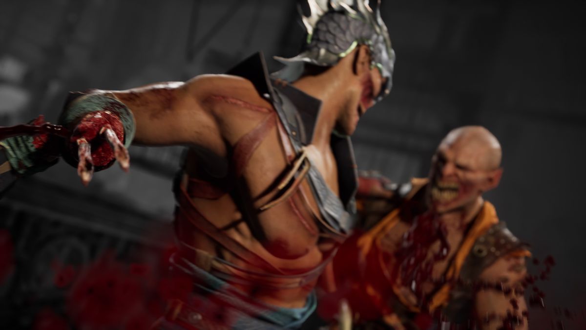 Havik uses his bones to stab Baraka in Mortal Kombat 1