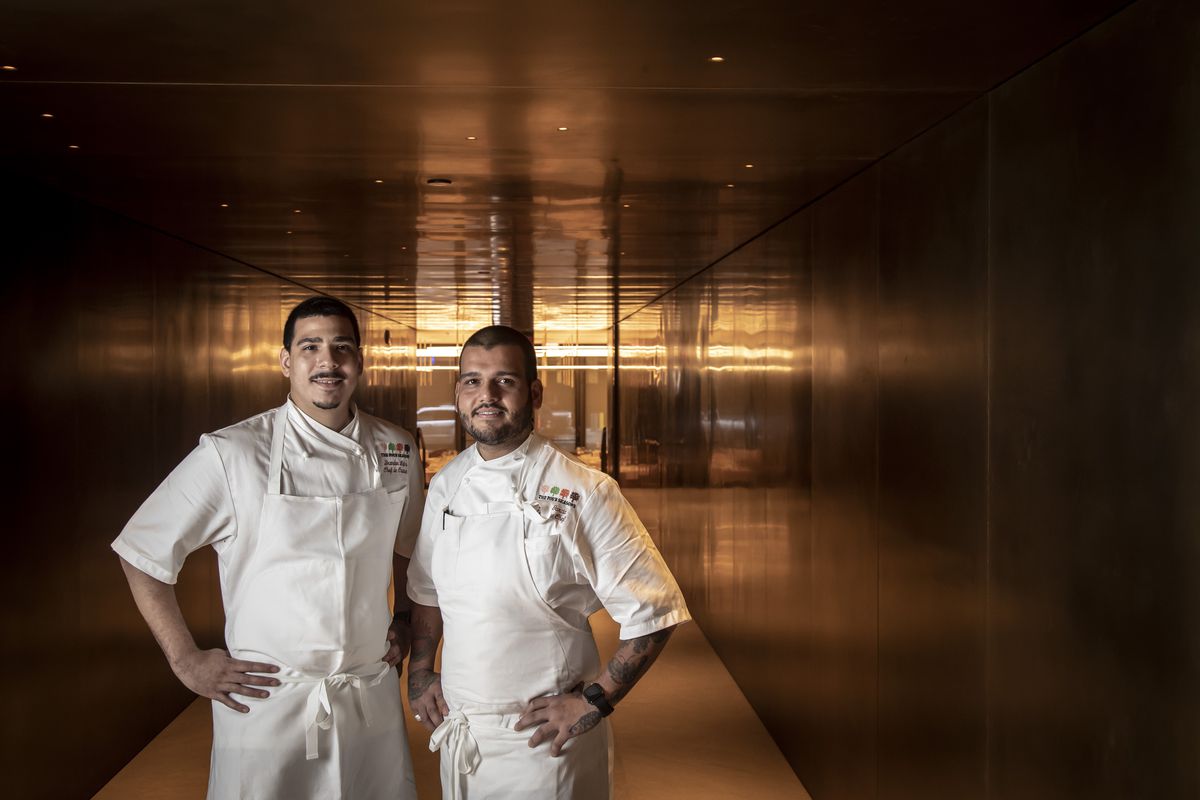 Chef de cuisine Brandon Lajes and executive chef Diego Garcia
