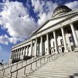 The Utah state Capitol in Salt Lake City.
