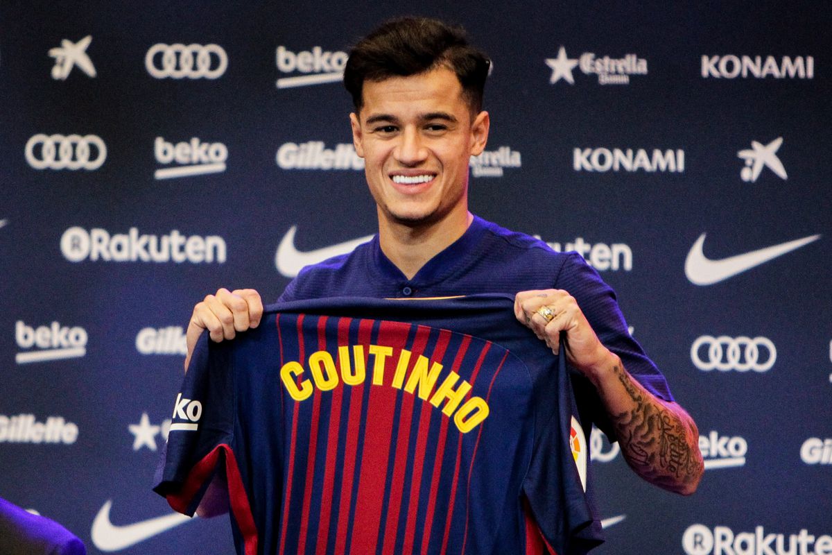 2018 New FC Barcelona Signing Philippe Coutinho Press Conference Jan 8th