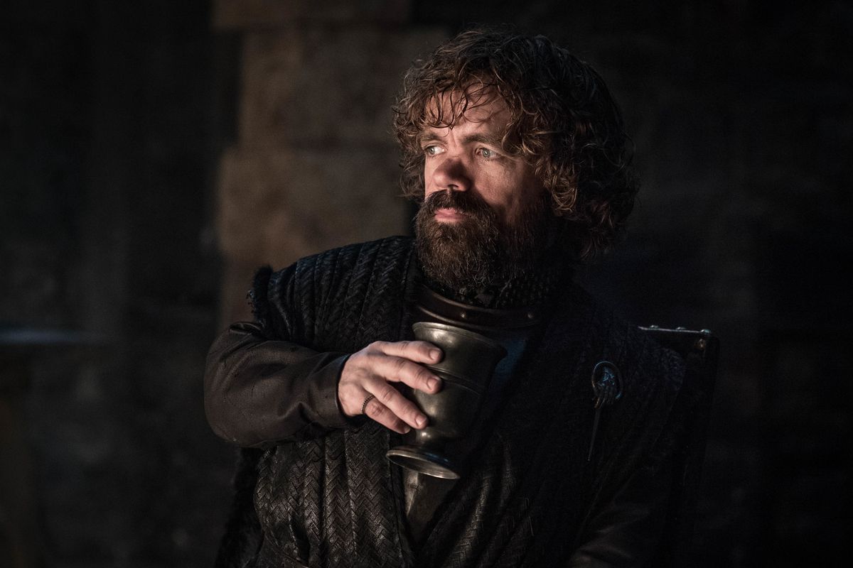 Game of Thrones season 8 episode 2 - Tyrion drinking wine