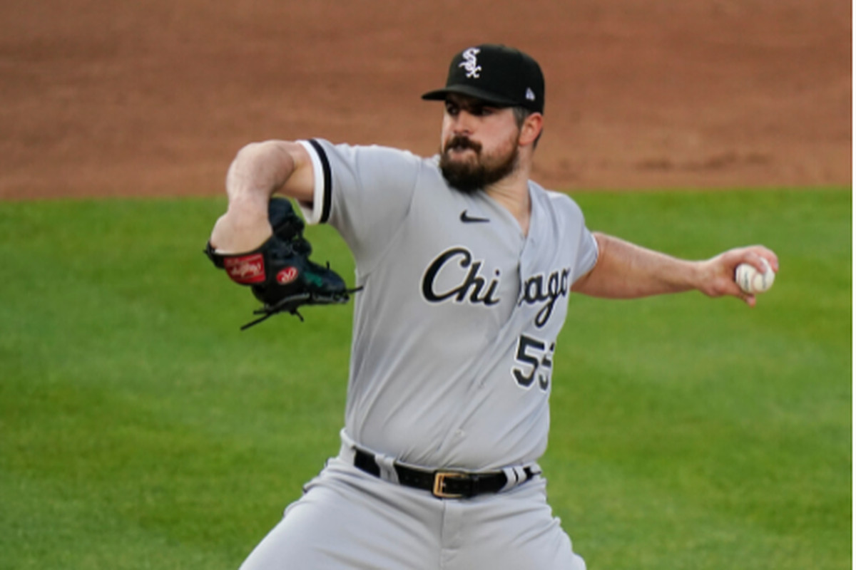 Sox left-hander Carlos Rodon has struck out 5.17 batters for every walk he has allowed this season.