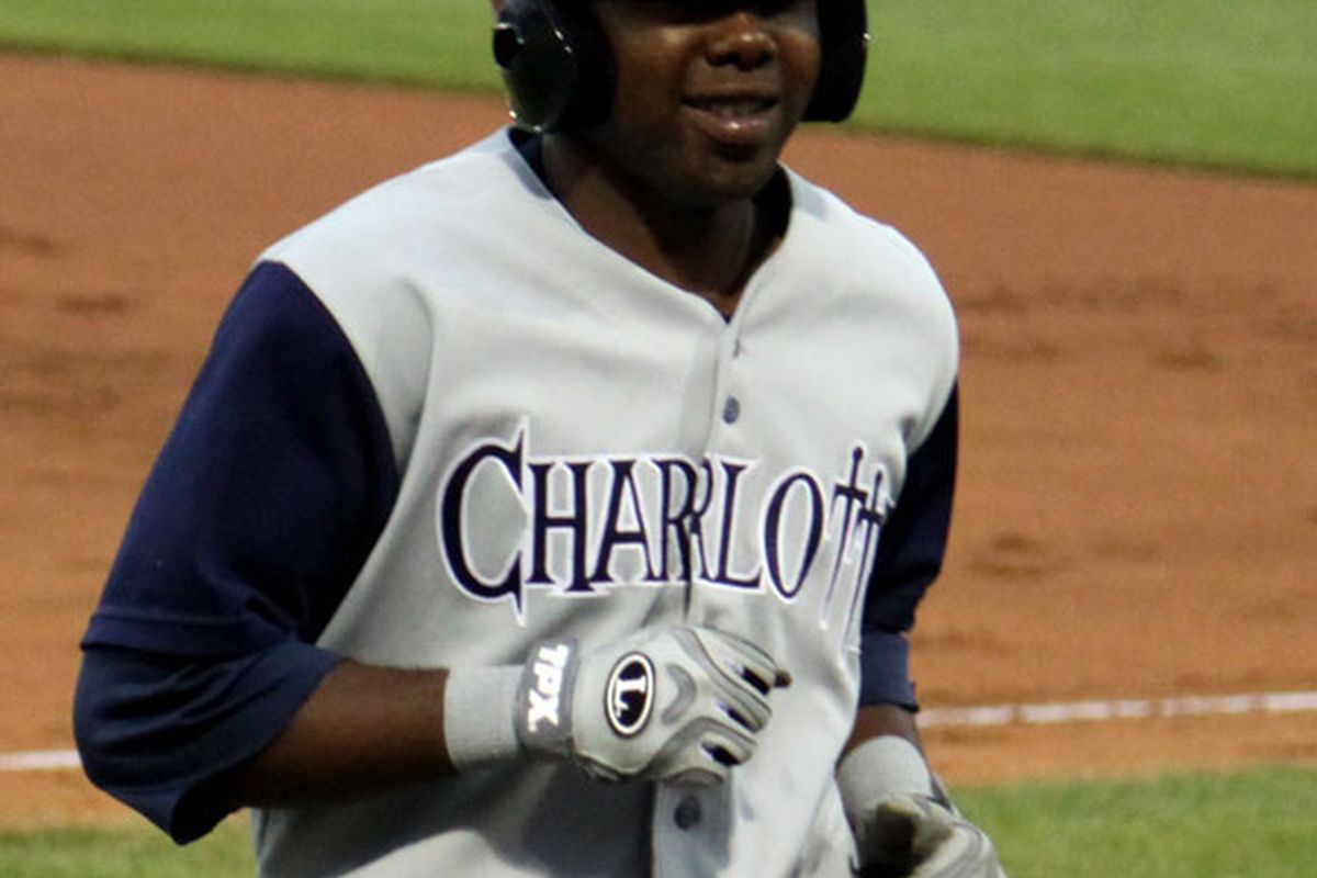 Alejandro De Aza probably won't be smiling when he puts on a Charlotte uniform again.