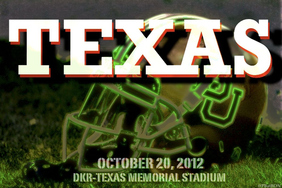 Baylor at Texas 2012 Game Poster