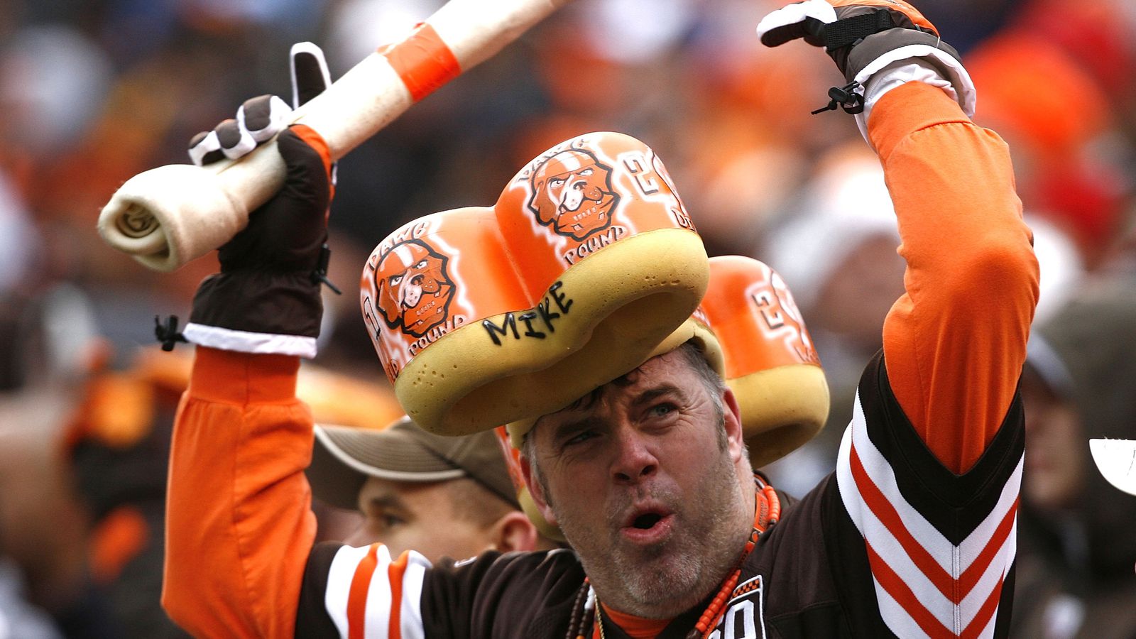 It's on in Cleveland between the Raiders and Browns. 