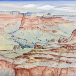 "Grand Canyon" by Chiura Obata is featured in the UMFA's exhibition “Chiura Obata: An American Modern” through Sept. 2, 2018.