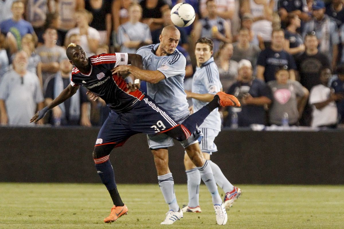 Will Aurelien Collin and company keep Saer Sene "under arrest" on Saturday? Oh yes. I went there. (Photo by Kyle Rivas/Getty Images)