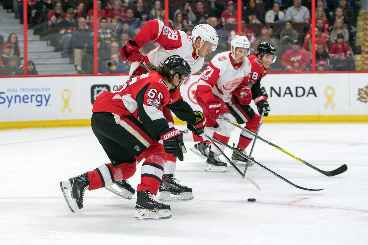 NHL: Detroit Red Wings at Ottawa Senators