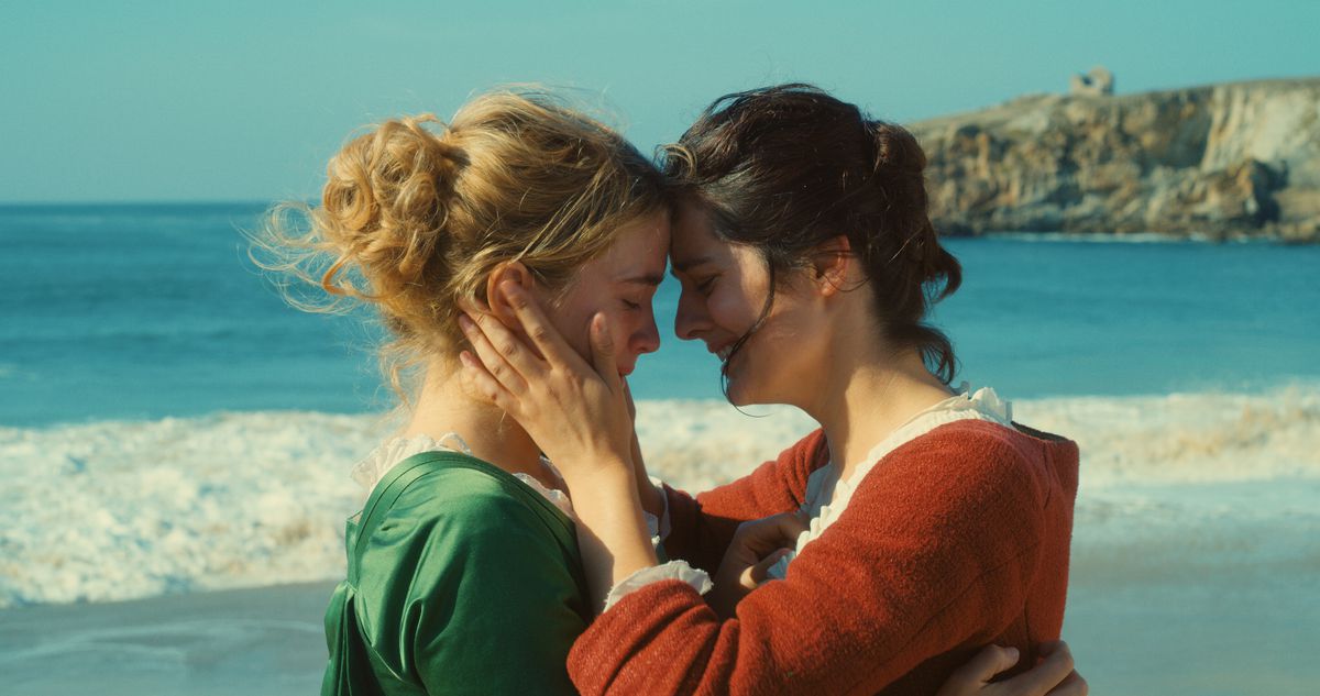 Noémie Merlant and Adèle Haenel in Portrait of a Lady on Fire.