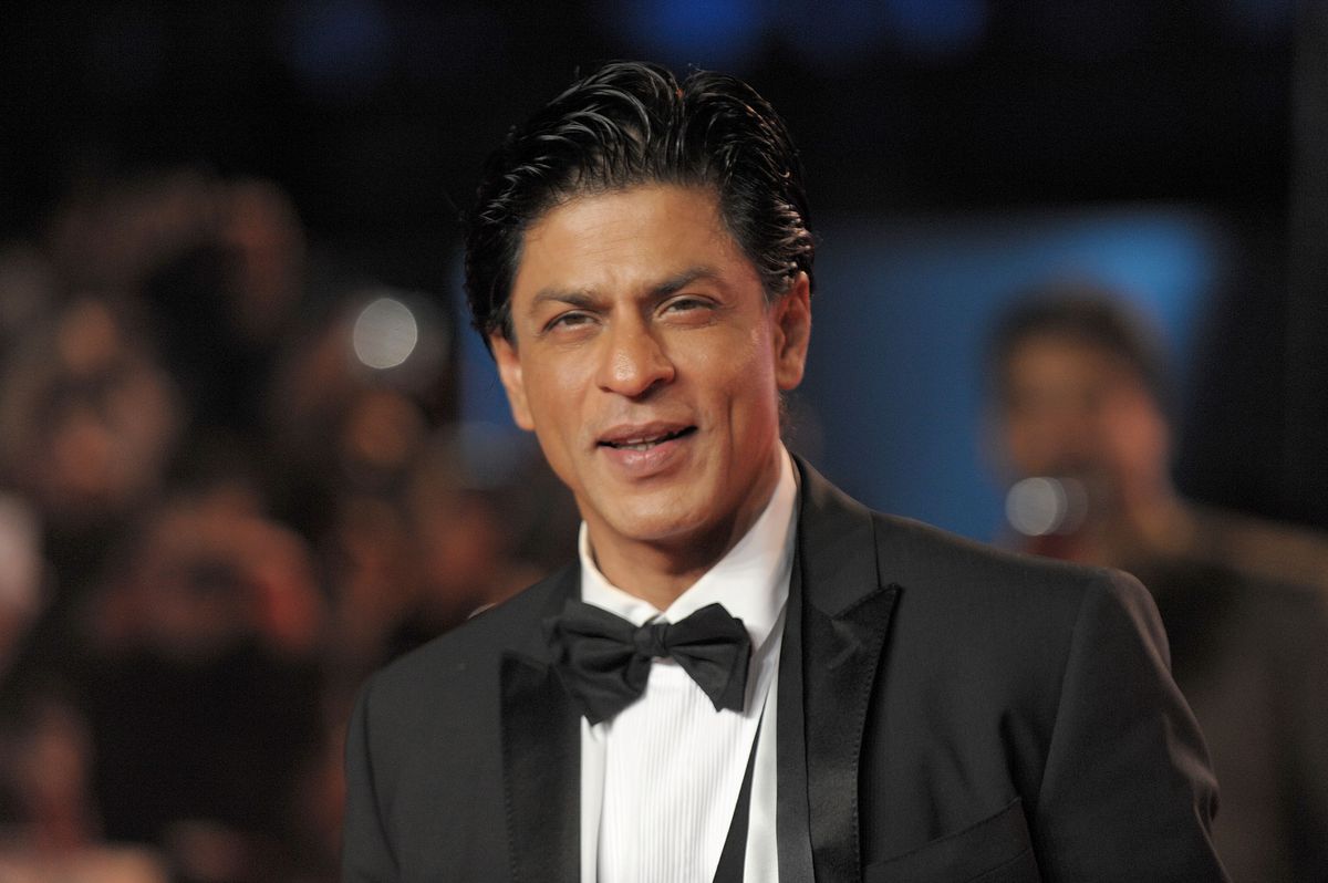 Shah Rukh Khan attends the UK premiere of RA One at 02 Arena on October 25, 2011 in London, England.