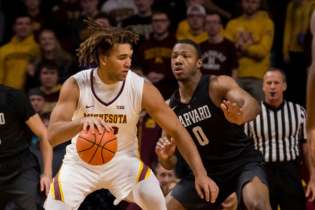 NCAA Basketball: Harvard at Minnesota