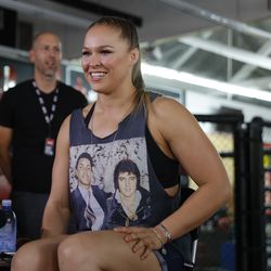 Ronda Rousey UFC 193 media day photos