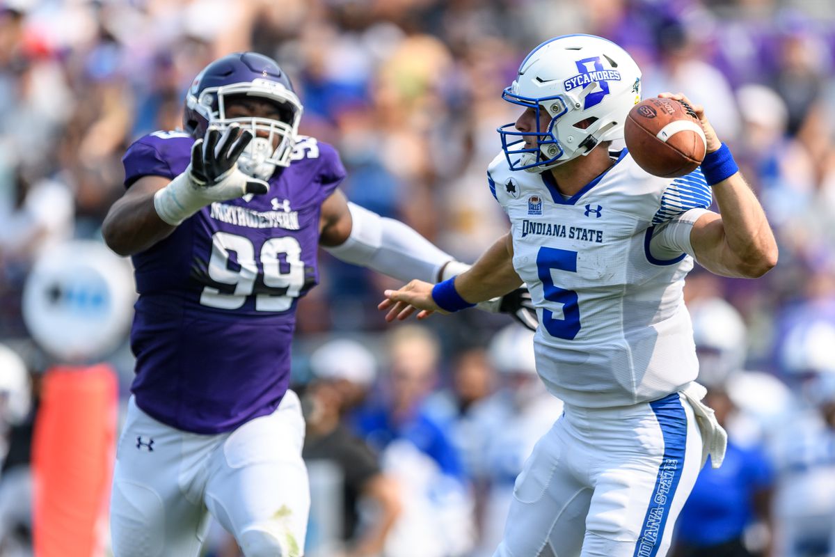COLLEGE FOOTBALL: SEP 11 Indiana State at Northwestern