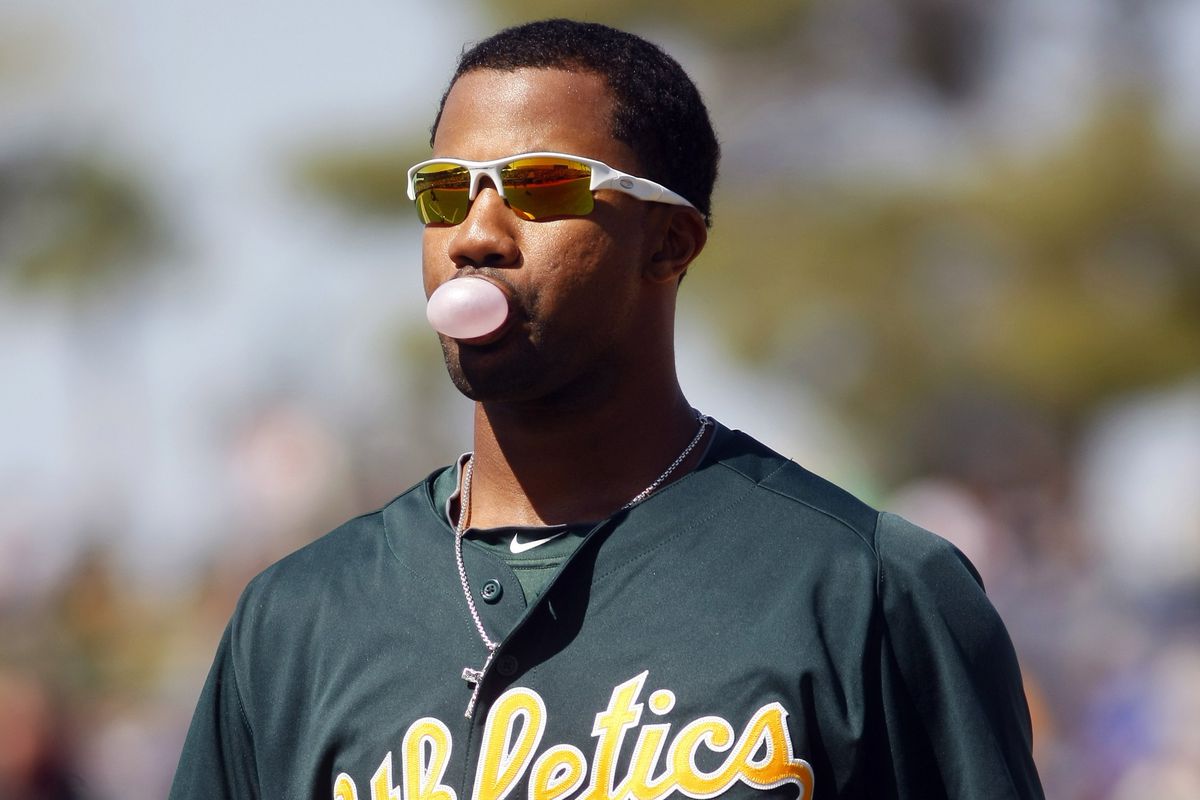 Several A's are "on the bubble". However, Chris Young is not one of them.