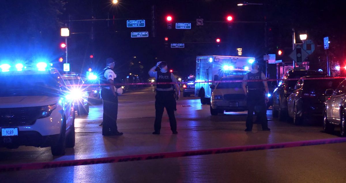 Five people were shot in Woodlawn on the South Side.