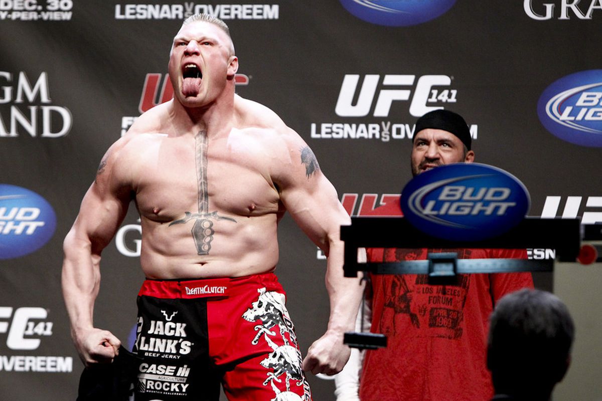 Photo of Brock Lesnar by Esther Lin via MMA Fighting