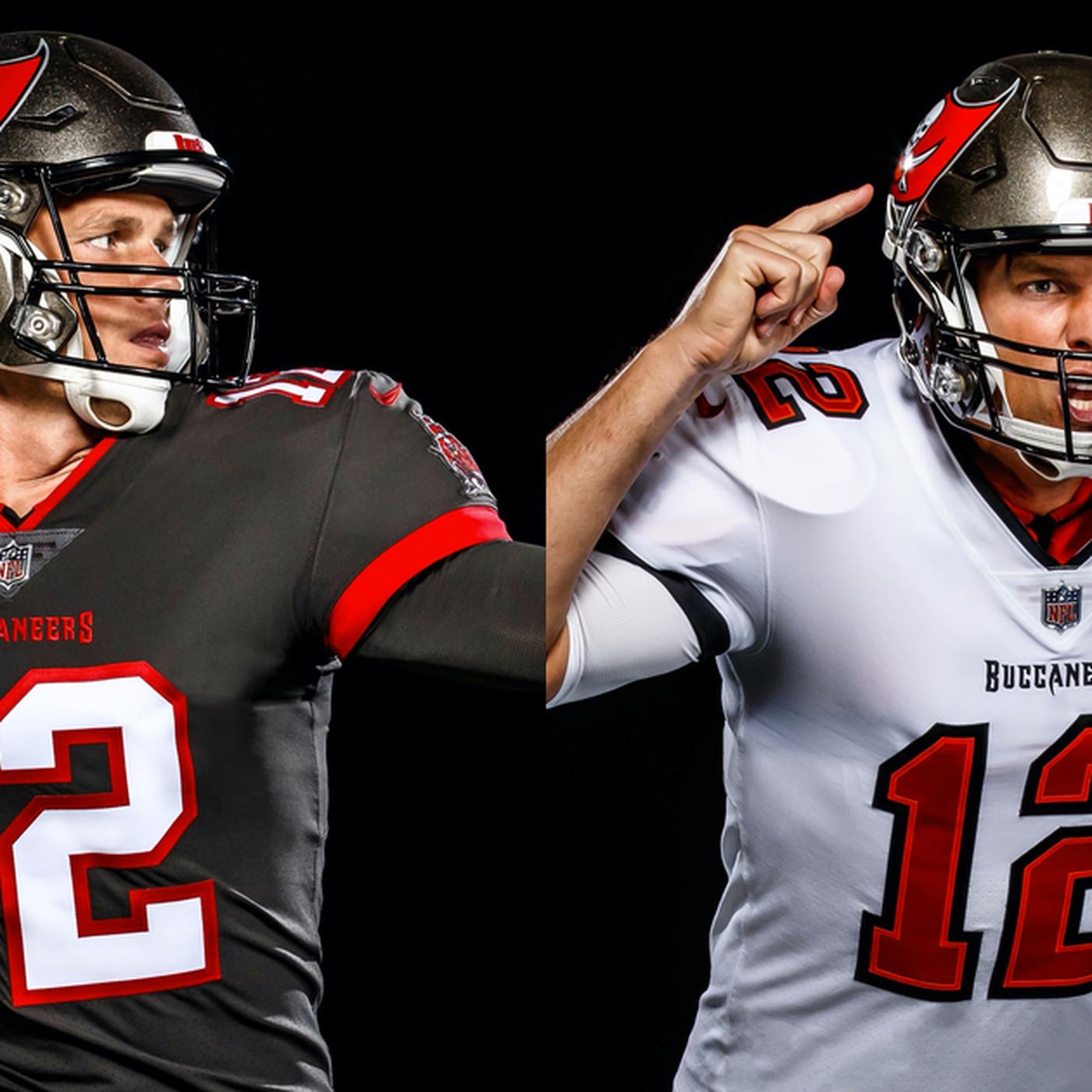 Here's Tom Brady in a Bucs jersey and it's actually good